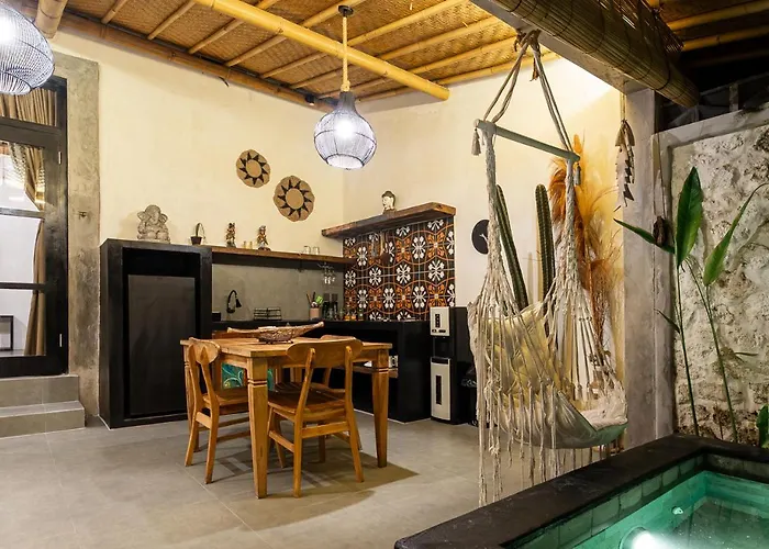 アパート Tropical Stylish Alma 1 Bedroom With Pool And Kitchen